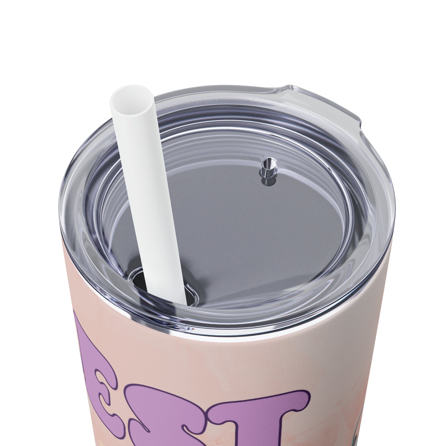 Best Dog Mom Ever Skinny Tumbler with Straw